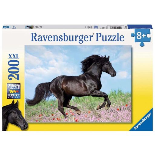 Ravensburger Puzzle - Črni žrebec, 200 delov XXL - 1 k.