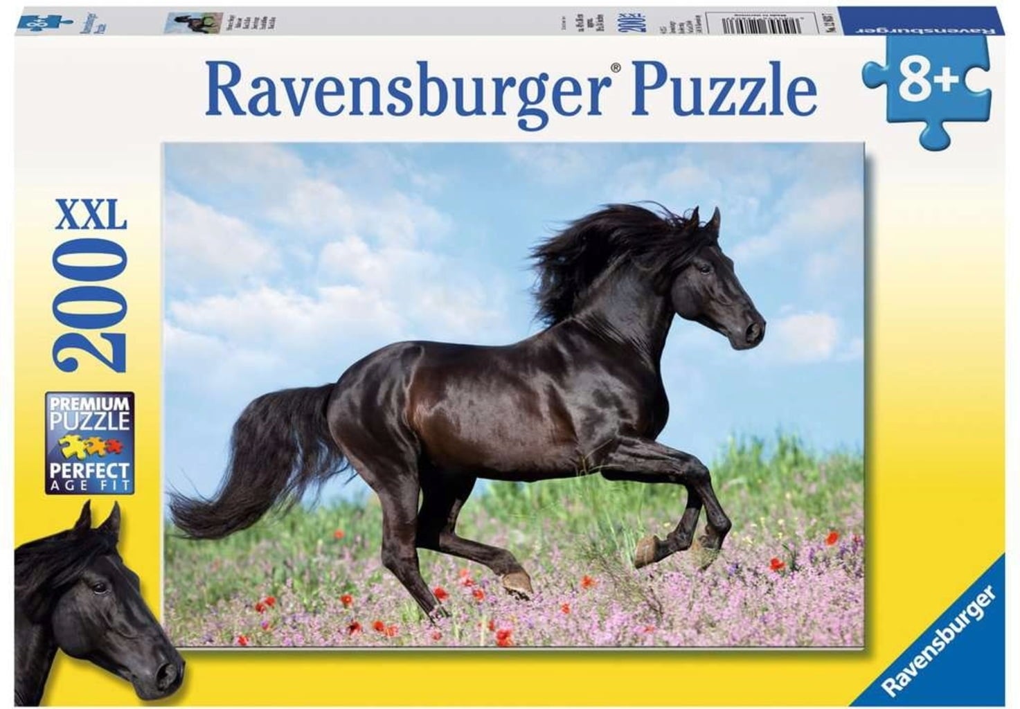 Ravensburger Puzzle - Semental Negro, 200 Piezas XXL - 1 ud.