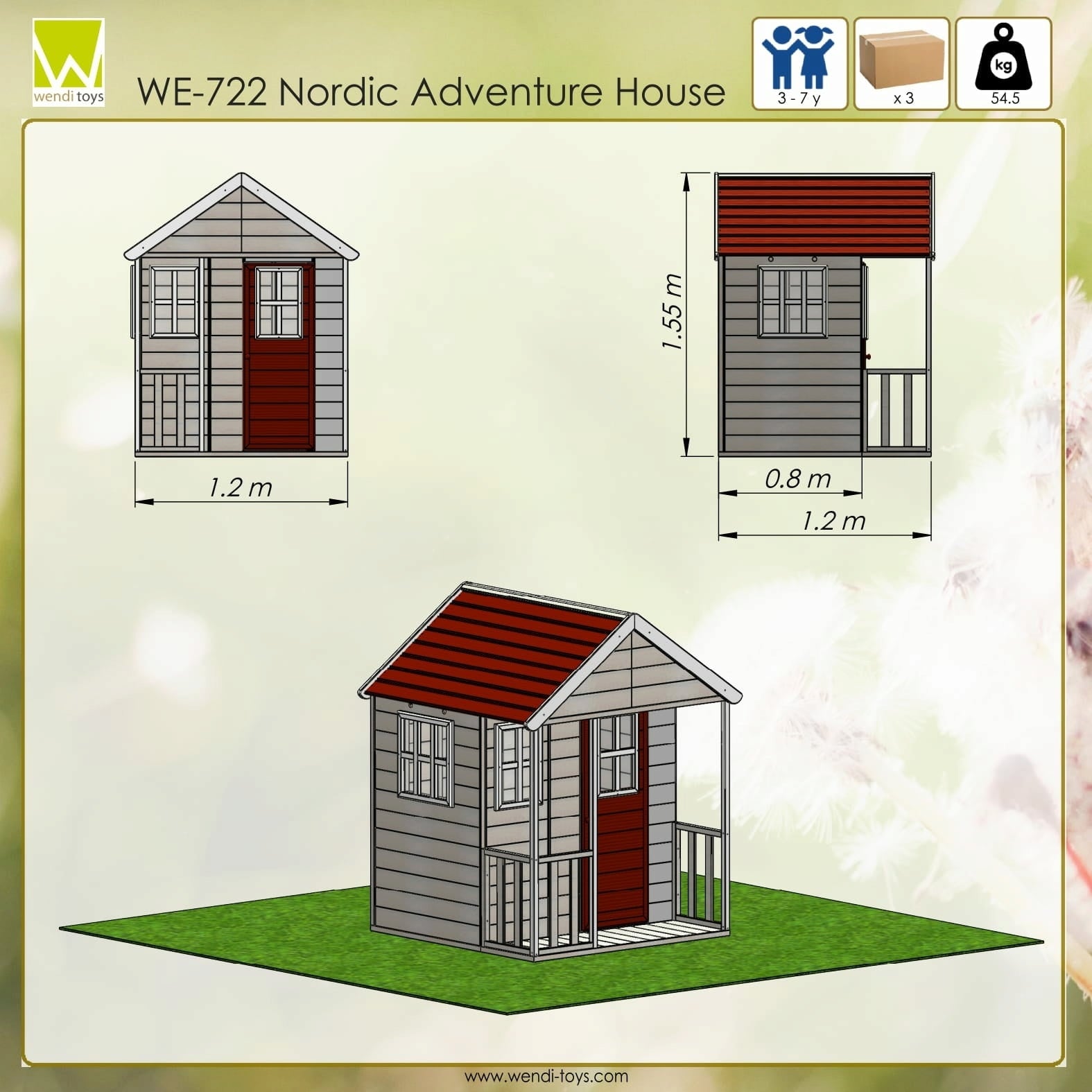 Wendi Toys Spielhaus Fuchs