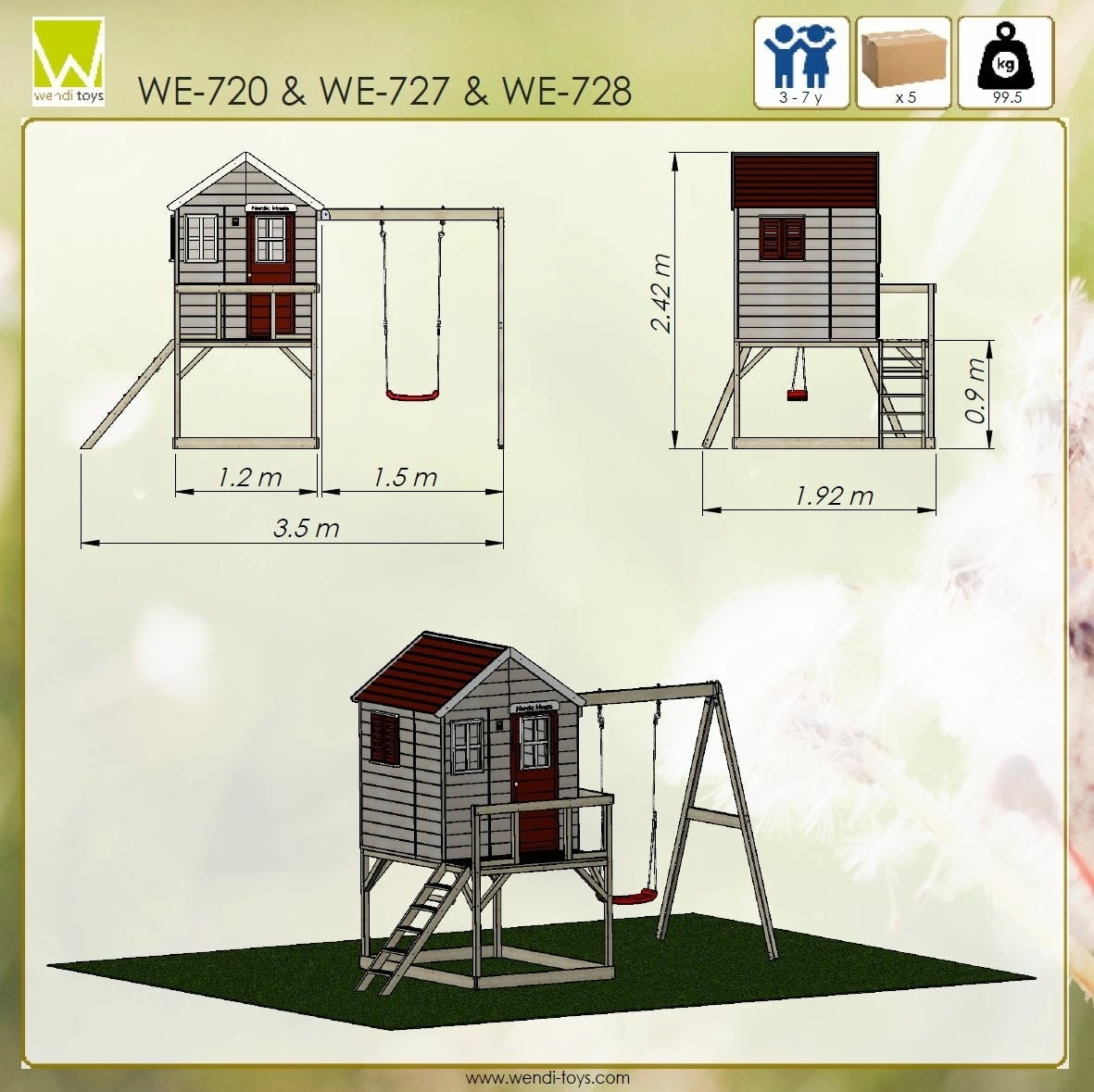 Wendi Toys Spielhaus Zebra