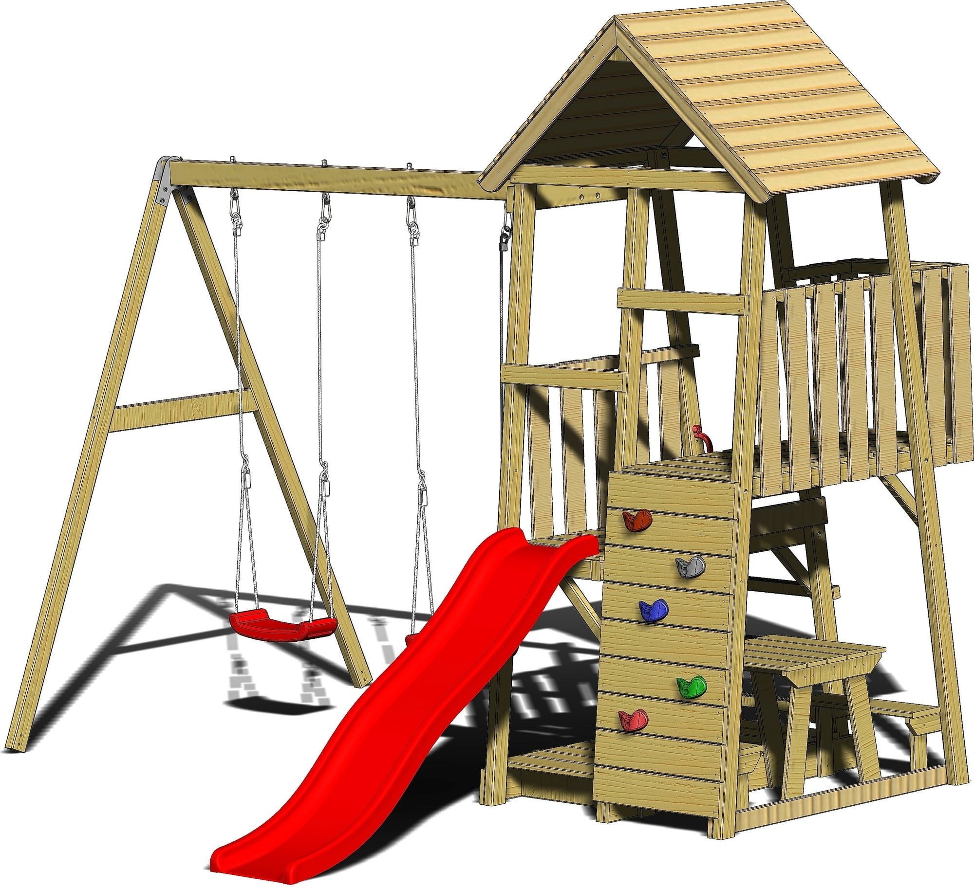 Wendi Toys Spielturm Flamingo