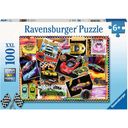 Puzzle - Bacheca con Auto da Corsa, 100 Pezzi XXL - 1 pz.