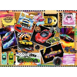 Puzzle - Bacheca con Auto da Corsa, 100 Pezzi XXL - 1 pz.