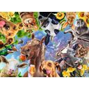 Puzzle - Funny Farm Animals - 200 XXL Pieces - 1 item