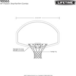 Lifetime Basketball Backboard Colorado
