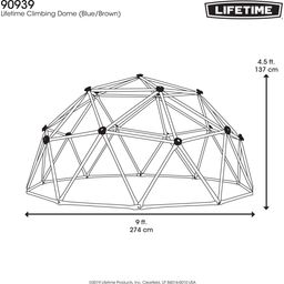 Lifetime Geodome Kletterkugel - 274x137 cm