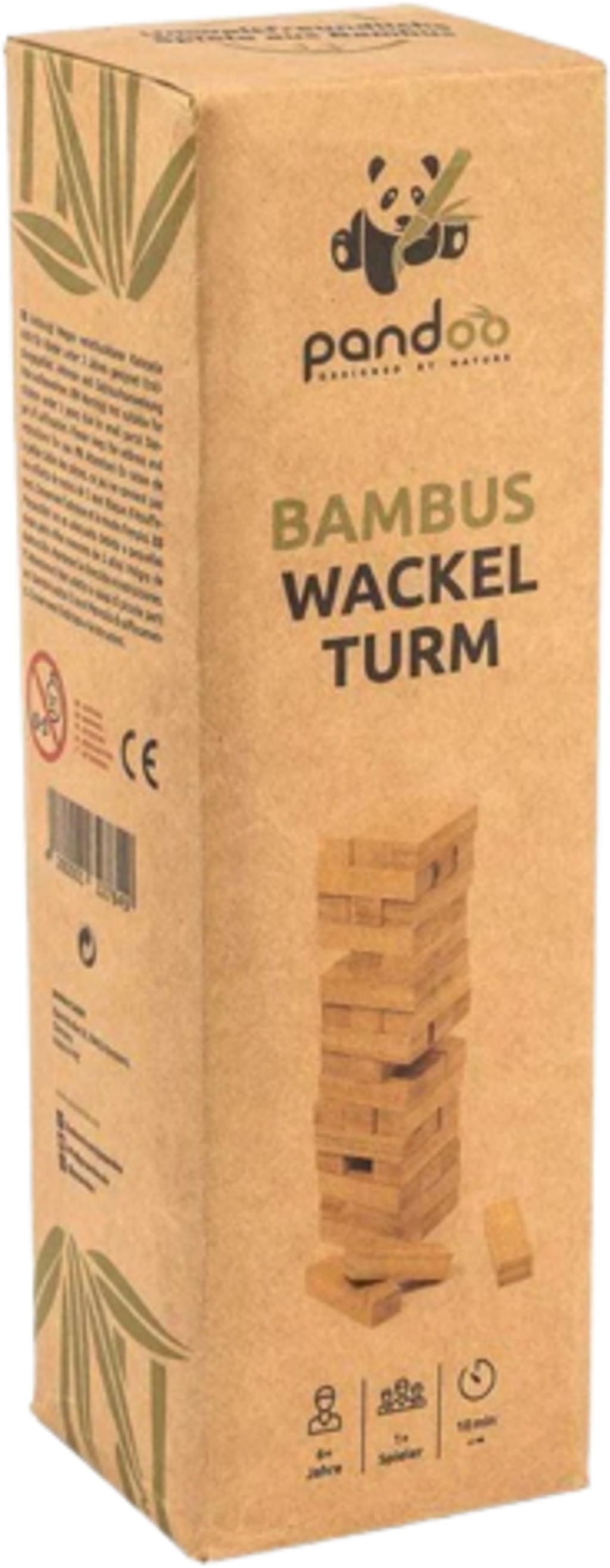 Pandoo Jenga in Bambù - 1 pz.
