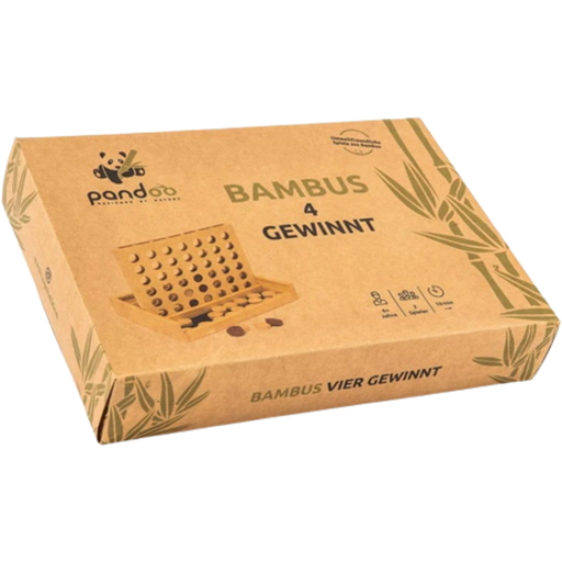Pandoo Spiel 4 Gewinnt aus Bambus - 1 Stk