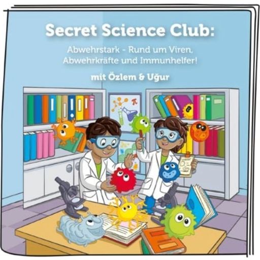 Tonie avdio figura - Secret Science Club: Abwehrstark - Rund um Viren, Abwehrkräfte und Immunhelfer! (V NEMŠČINI)