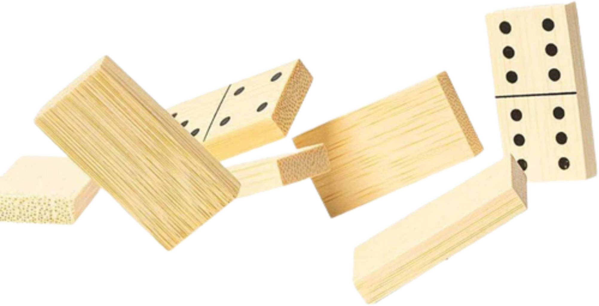 Pandoo Domino Spel av Bambu - 1 st.