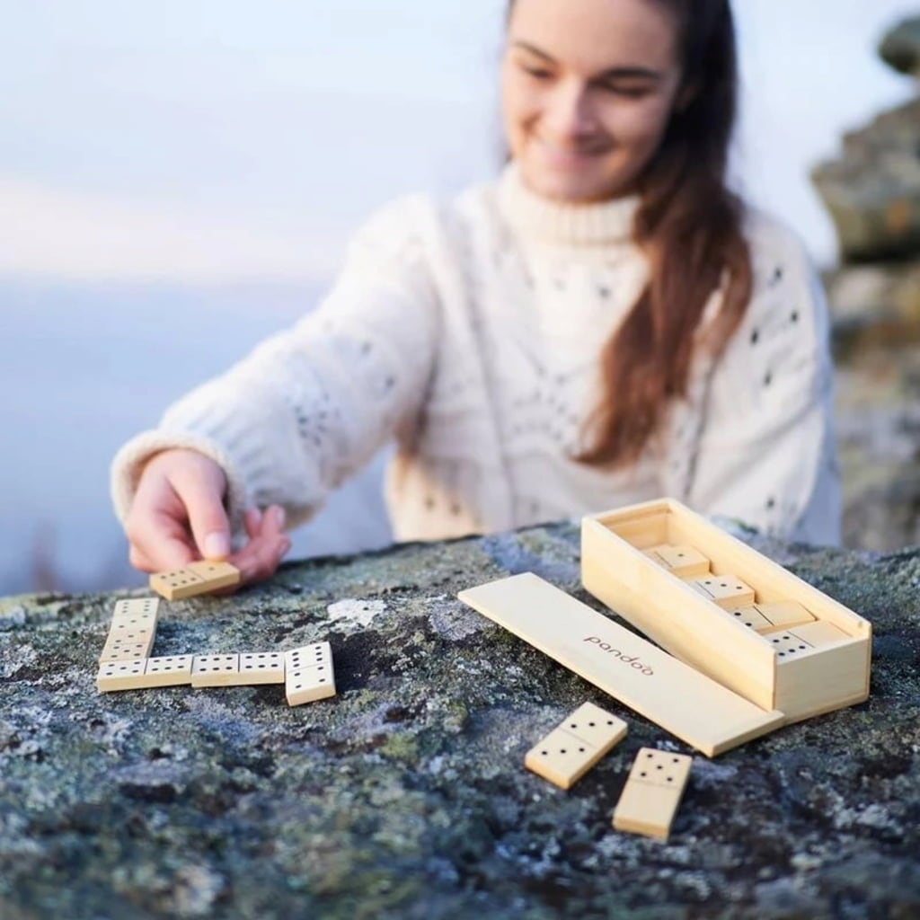Pandoo Domino Spel av Bambu - 1 st.
