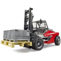 Linde HT160 Forklift with Pallet and 3 Metal Boxes