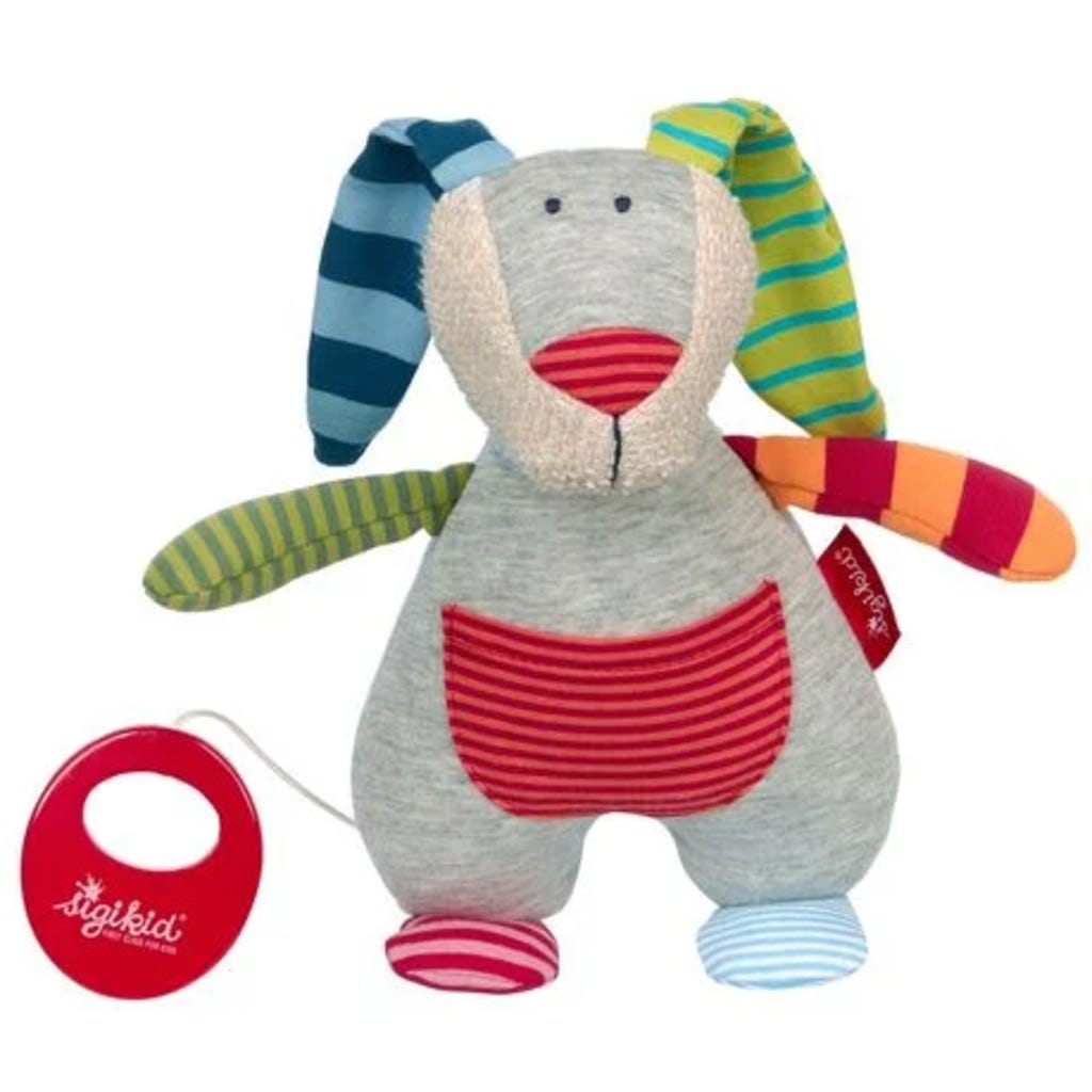 Sigikid Lolo Lombardo Snuggly - Soft Cotton Cuddly Comforter For Babies 0-3 Years