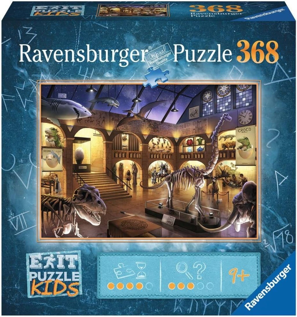 Puzzle - EXIT Puzzle Kids Im Naturkundemuseum, 368 Pezzi (IN TEDESCO) - 1 pz.