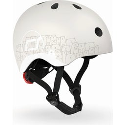 Scoot and Ride Helm Reflective XXS  - reflective ash