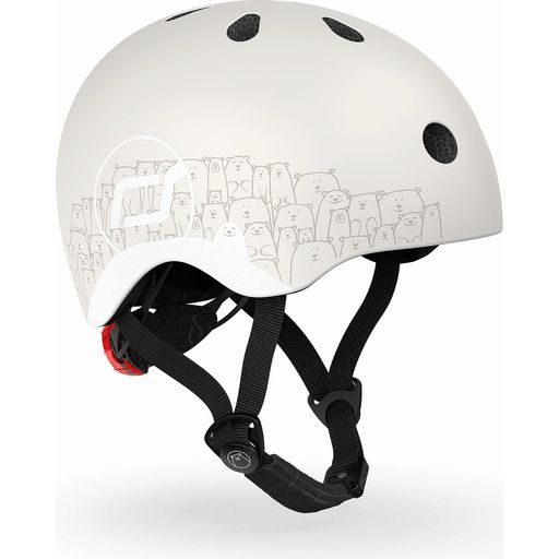 Scoot and Ride Helm Reflective XXS  - reflective ash