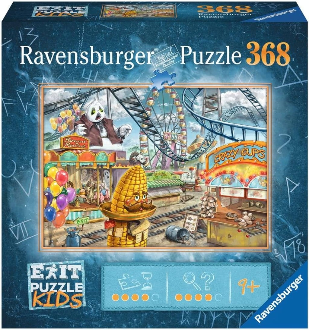 Puzzle - EXIT Puzzle Kids Im Freizeitpark, 368 Piezas (EN ALEMÁN)