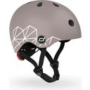 Scoot and Ride Helm Graphics XXS  - brown lines