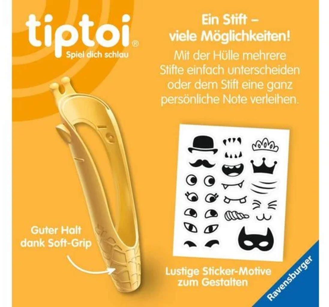 Ravensburger tiptoi - Stifthülle zum Wechseln in Gelb
