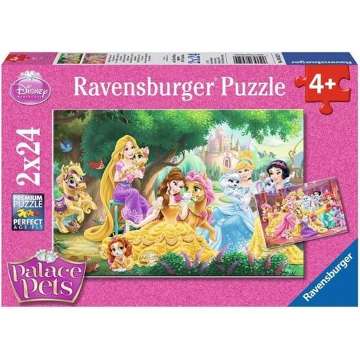 Puzzle - Le Migliori Amiche delle Principesse, 2 x 24 Pezzi