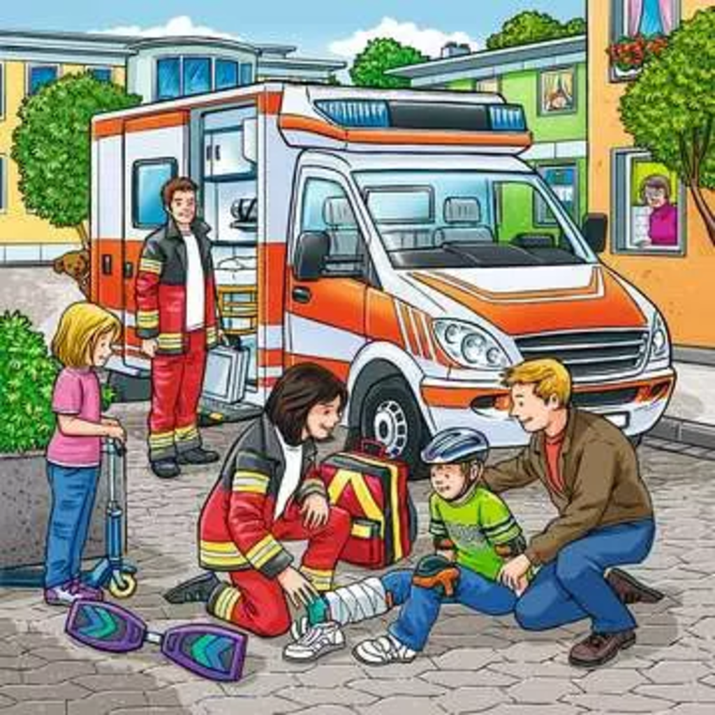 Ravensburger Puzzle - Rescatadores, 3 x 49 Piezas