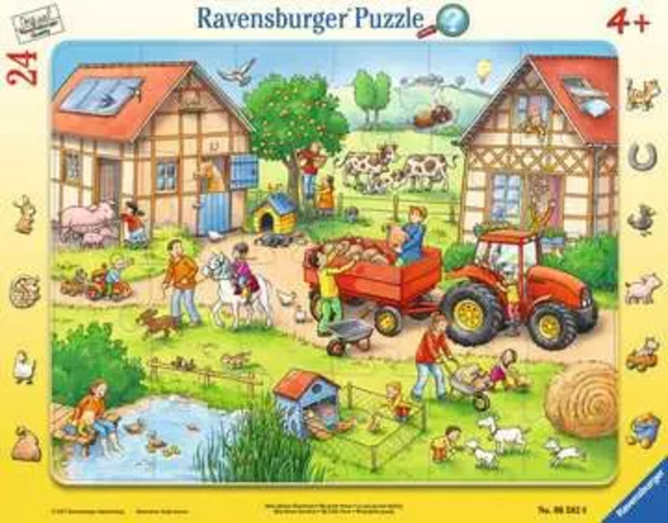 Puzzle con Cornice - La Mia Piccola Fattoria, 24 Pezzi