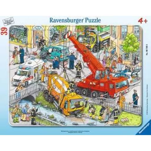 Ravensburger Rahmenpuzzle - Rettungseinsatz, 39 Teile