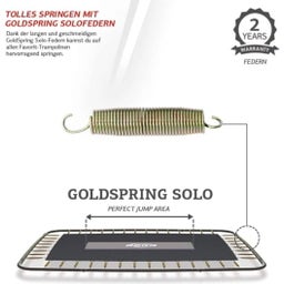 Trampolin Ultim Favorit InGround 250 x 410 cm - Grau