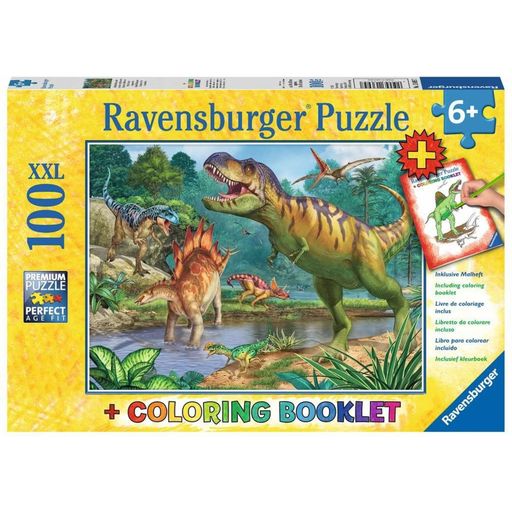 Puzzle - World Of Dinosaurs, 100 Pieces XXL - 1 item
