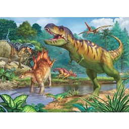 Pussel - Dinosauriernas Värld, 100 bitar XXL - 1 st.