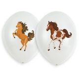 Amscan Latexballonger "Vackra hästar" 6 st