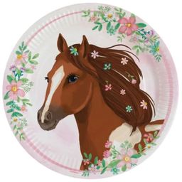 Papirnati krožniki "Beautiful Horses" 8 kosov