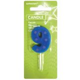 Amscan Dots & Stripes Number Candle 9