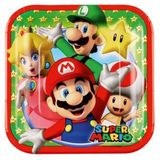 Amscan Partytallrik "Super Mario" 8 st, liten