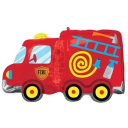 Amscan Palloncino Foil - Camion dei Pompieri