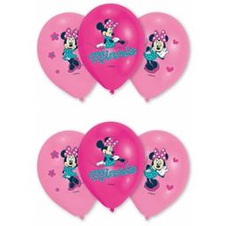 Amscan "Minnie Mouse" Latex Balloons, 6 pieces