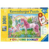 Puzzle - Magical Unicorns, 100 Pieces XXL