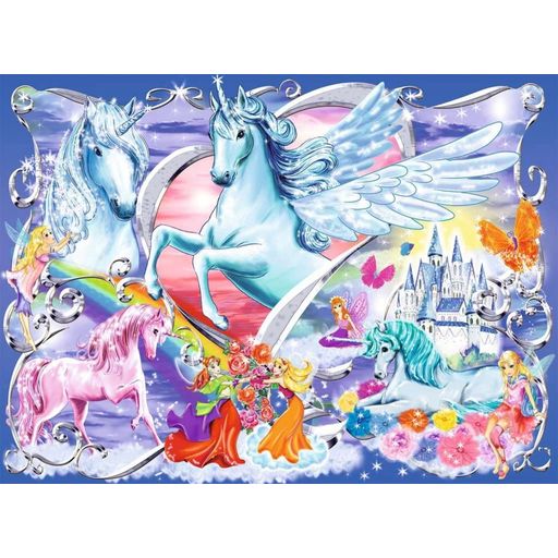 Puzzle - The Most Beautiful Unicorns, 100 Pieces - 1 item