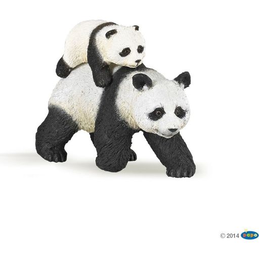 Papo Panda mit Jungtier