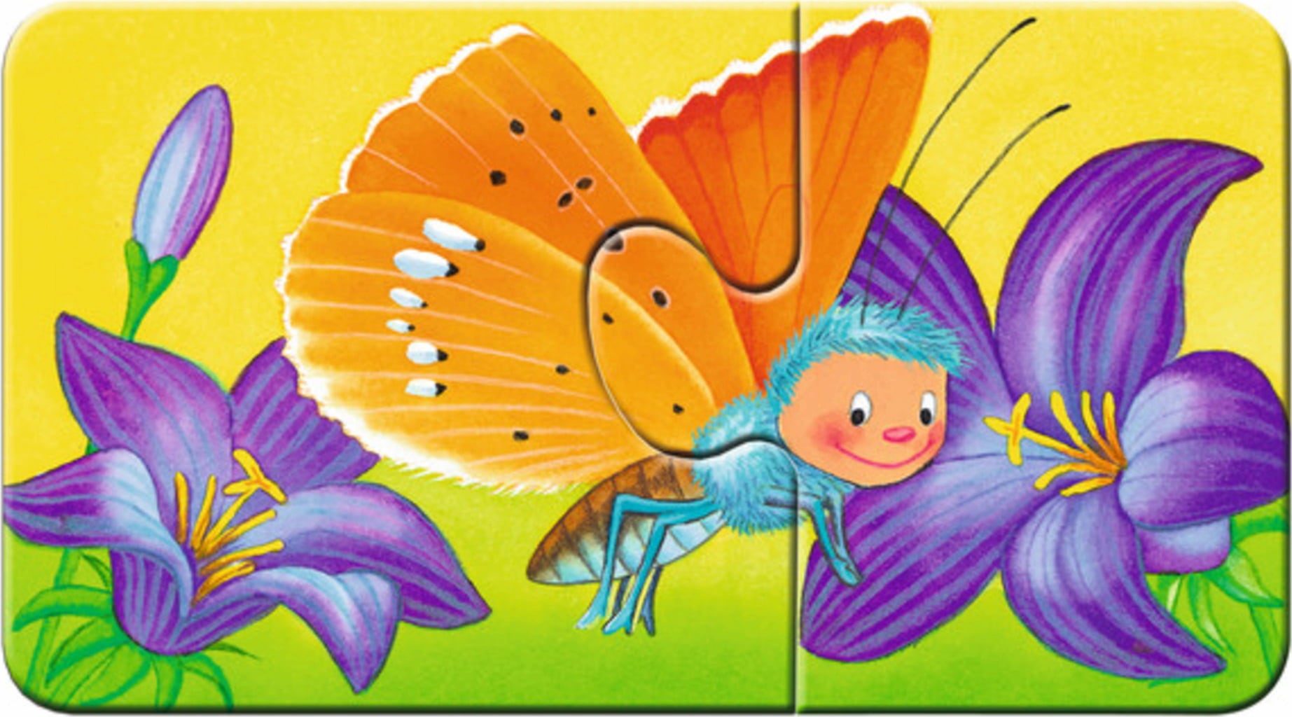 Puzzle - my first Puzzles - Animali nel Giardino, 9 x 2 Pezzi - 1 pz.