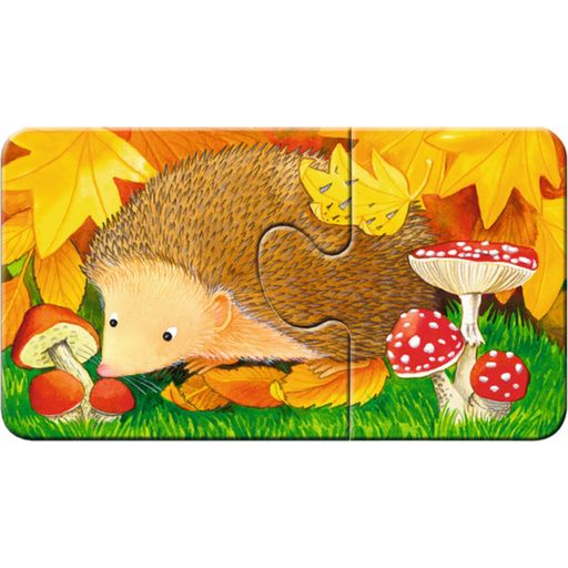 Puzzle - my first puzzle - Animals In The Garden, 9 x 2 Pieces - 1 item