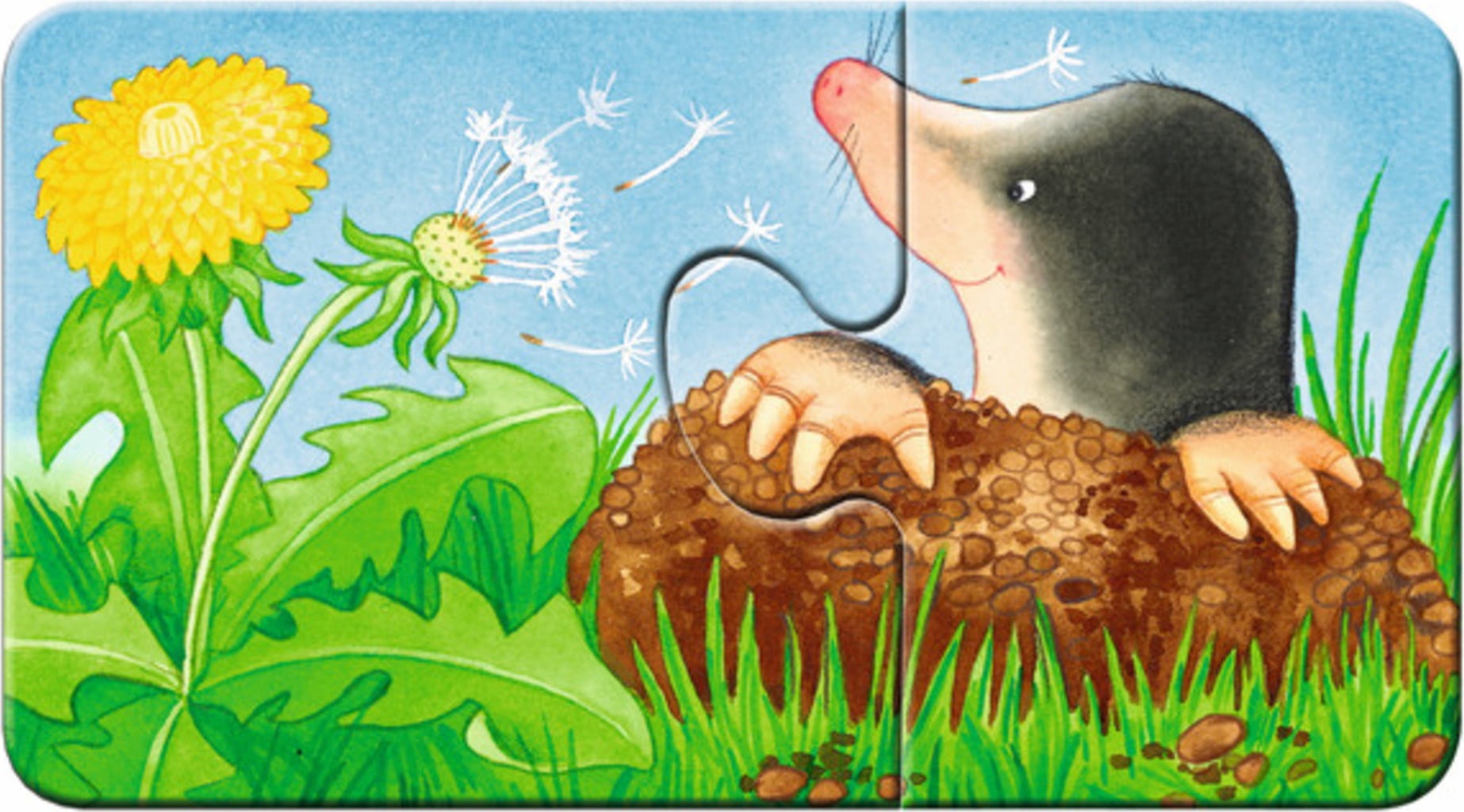Puzzle - my first Puzzles - Animali nel Giardino, 9 x 2 Pezzi - 1 pz.