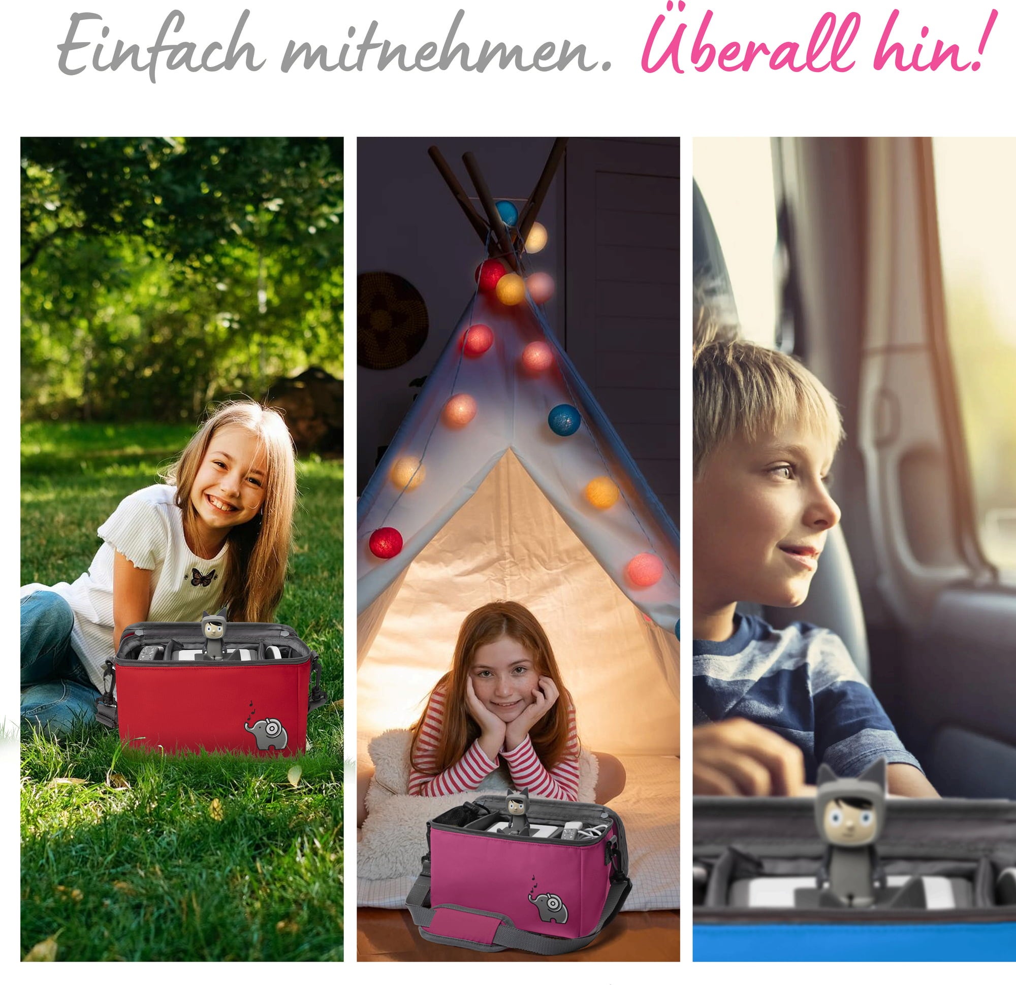 Musikbox-Taschen für Toniebox - Sonderedition Einhorn