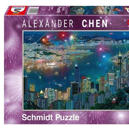 Puzzle - Alexander Chen, Ognjemet nad Hong Kongom, 1000 delov