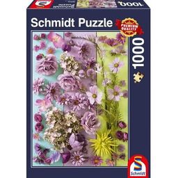 Schmidt Spiele Puzzle - Fiori Viola, 1000 Pezzi