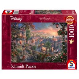 Puzzle - Lady and the Tramp - Thomas Kinkade, 1000 pieces