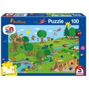 Puzzle - Die Maus - Al Parco Giochi, 100 Pezzi
