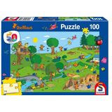Puzzle - Die Maus - Al Parco Giochi, 100 Pezzi