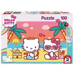 Puzzle - Hello Kitty - Badespaß mit Kitty, 100 Teile