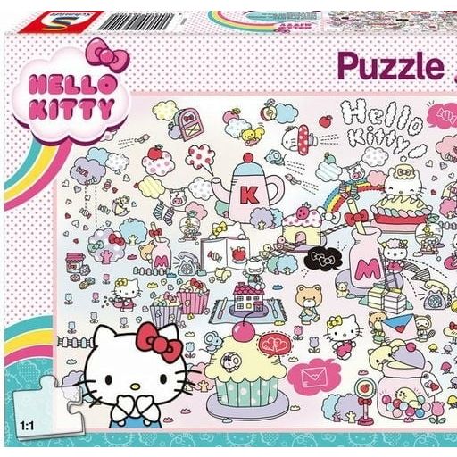 Puzzle - Hello Kitty - Kittys Welt, 200 Teile